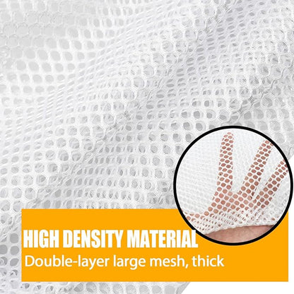 4 pcs Commercial Mesh Laundry Bag - Sturdy Mesh Material with Drawstring Closure. Ideal Machine Washable Laundry Bag for Factories, College, Dorm and Apartment Dwellers(4Set-M,L,XL,XXL)