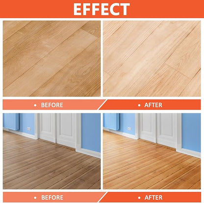 Wood Wax for Furniture, Paste Wax for Wood Floor Polish, Conditioner, Cleaner, Restorer, Protective Finish for Surfaces, Furniture Polish for Wooden Floors, Cabinets, Tables, Doors(3.5oz)