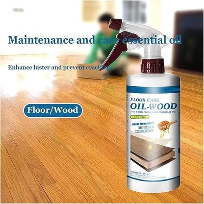 500ml Floor Polish And Restorer For Good Daily Clean Floor Care Solid Wood Waxing Oil Essential Oil Care To Prevent Scratches(1pcs)