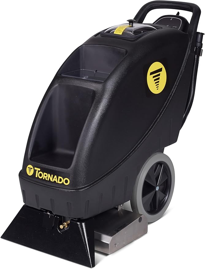 Marathon SE 900 9‑Gallon Commercial Carpet Extractor Cleaner – 18″ Fixed Vacuum Shoe, 1300 RPM Chevron Brush, 3‑Stage Vacuum Motor, Polyethylene Body, Fast Drying