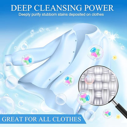 360 Count Laundry Detergent Pods Bulk Washing Machine Detergent Pods 3-in-1 Concentrated for Visible and Invisible Dirt, Fruity Aroma