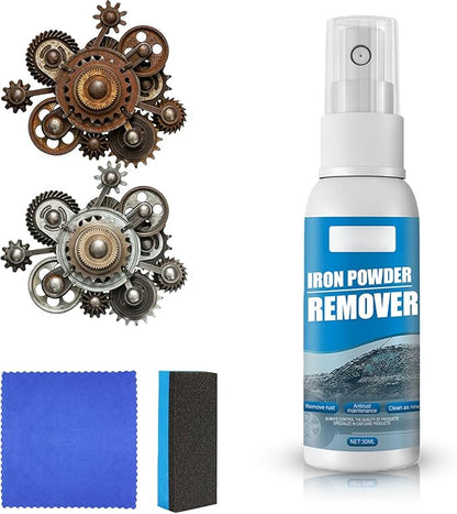 Multi-functional Quick-acting Rust Removal Spray, Iron Powder Remover Spray, Portable Rust Remover Sprays for Metal, for Paint, Tools, Car, Hardware - 100ML (S*1)