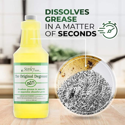 STANLEY HOME PRODUCTS Original Degreaser - Removes Stubborn Grease & Grime - Powerful Multipurpose Cleaning Solution for Home & Commercial Use (1 Pack)