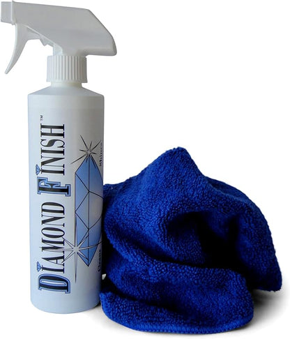 16oz Cleaner Polish Protector Multi Surface for Vehicle & Home Cleans, Seals & Repels Fingerprints, Dust, Dirt, Water Spots, Grease, Oil, While it Shines