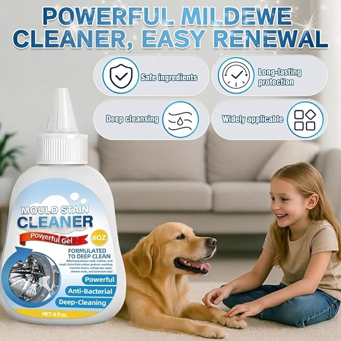 Home Remover Gel,8 Fl Oz Washing Machine Cleaner for Grout Caulk, Bathroom, Shower, Bathtub, Refrigerator Cleaning Solution, Front Load Washer Gasket, Grout Cleaner