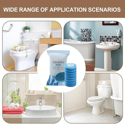 Toilet Cleaner Brush - Toilet Bowl Scrub Brush, Silicone Toilet Brush with Holder | Flexible Bristles Deep Cleaning Quick Drying, Anti-drip Design Long Handle, Space-Saving Bathroom essantial
