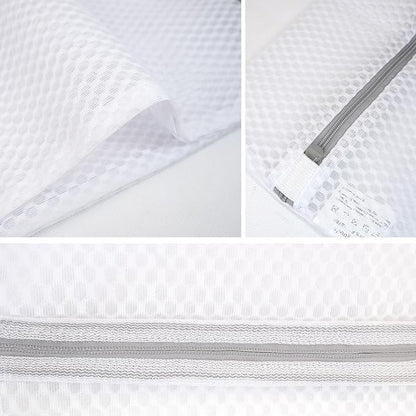 GOGOODA Mesh Laundry Bags for Delicates, 3-Pack Durable Honeycomb Washing Bags – Protective Zipper Bags for Lingerie, Bras, Baby Clothes in Washing Machine and Dryer