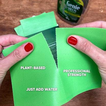 Genie Sheets All Purpose Cleaner | 1 Bottle with Sprayer + Concentrate Makes 6 24oz Refills | Professional-Strength | Just Add Water | Sustainable Eco-Friendly Plant-Based