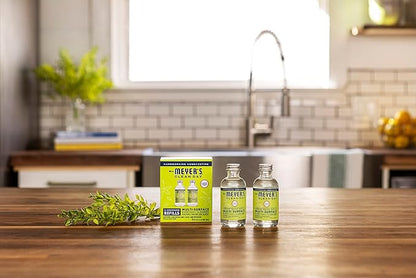 MRS. MEYER'S CLEAN DAY Multi-Surface Everyday Cleaner Concentrated Refills, 4 Concentrated Refills (2 Fl. Oz. each), Lemon Verbena Scent, Makes 64 Fl. Oz. Total
