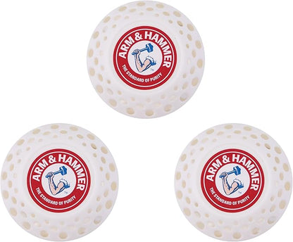 Arm & Hammer OdorBusterz® Odor Eliminator Balls, White Linen, 3 Count – Baking Soda Odor Control for Closets, Drawers, Hampers & Small Spaces