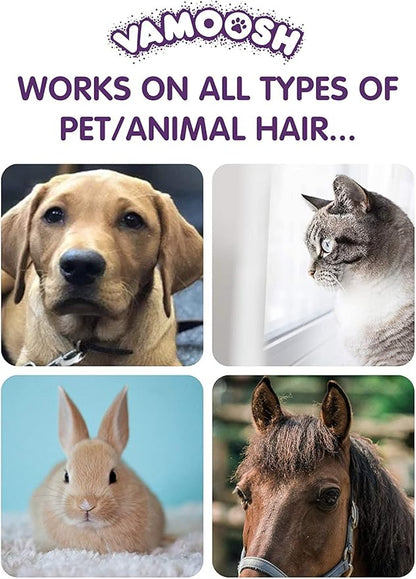 Vamoosh Pet Hair Dissolver | Patented Pet Hair Dissolving Formula | No Harmful Chemicals | Safe for Pets | Removes Odor | Dissolves Dog, Cat & Animal Fur | Easy to Use | 100g (Pack of 3)