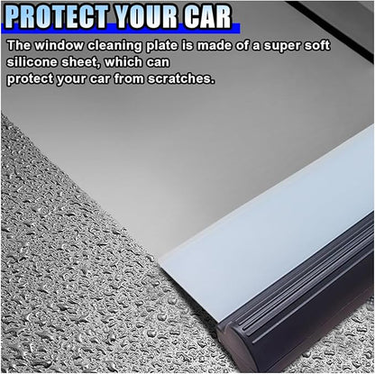 2PCS Automotive Squeegee, 12 Inch T-Bar Water Blade Squeegee for Drying, Flexible Silicone Car Water Wiper, Car Water Squeegee Fits Windshield, Glass, Mirror, Bathroom, Window (12inch)