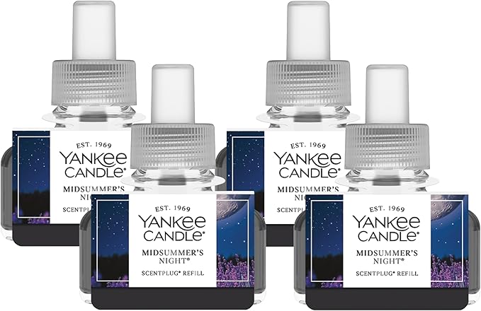 Yankee Candle Midsummer's Night ScentPlug Refills (Pack of 4)