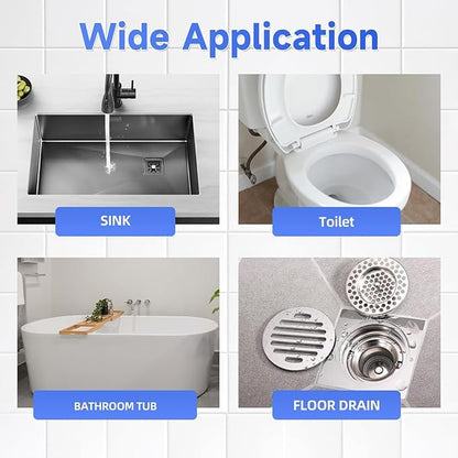 Drain Clog Remover- Sink Drain Clog Powder 260g Hair Cleaner Powder For Home Cleaning Grease And Leftovers Pipe Safe Solution Heavy Duty For Balcony, Kitchen