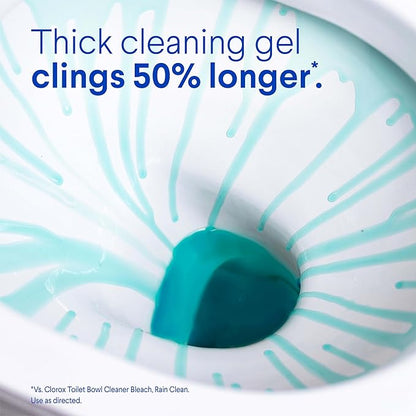 Clorox Toilet Bowl Cleaner Clinging Bleach Gel, Ocean Mist, 24 Fluid Ounces (Package May Vary)
