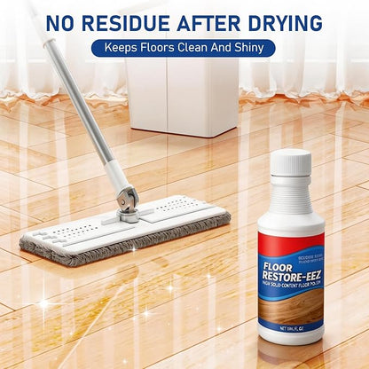 Floor Repair Polish,Rejuvenating Wood Floor Cleaner for Shine Renewal & Protective Layer, Conceal Small Scratches,Quick-Drying Floor Protector,150ML(2 Bottle)