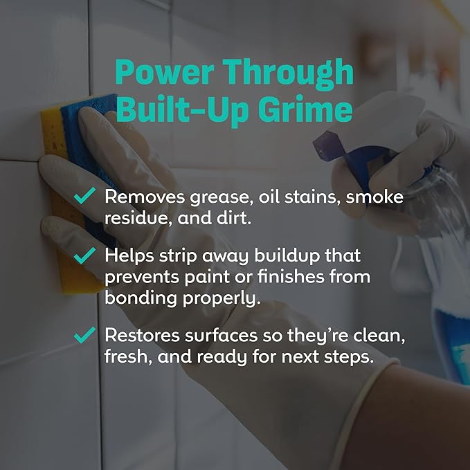 Trisodium Phosphate - TSP Cleaner (2 Oz) Heavy-Duty Cleaner & Degreaser for Walls, Floors & Outdoor Surfaces | Removes Grease, Dirt & Stains | Ideal for Home & Industrial Use