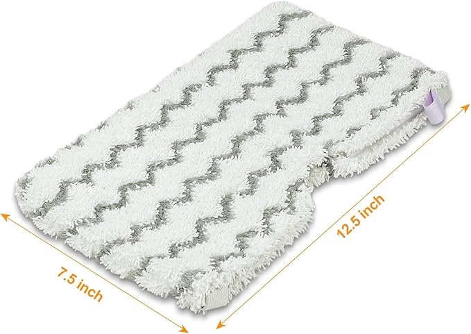 6 Pack Steam Mop Replacement Pads Compatible with Shark Steam Pocket Mop S3501 S3550 S3601 S3801 S3901 SE450 S3601D S3901D, Scrub Microfiber Replacement Pads Refills Reusable