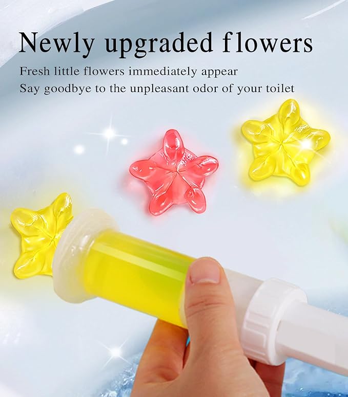 Toilet Gel, 84Count 7 Kinds Of Scent Toilet Cleaner Bowl Gel Stamp Kit Air Freshener