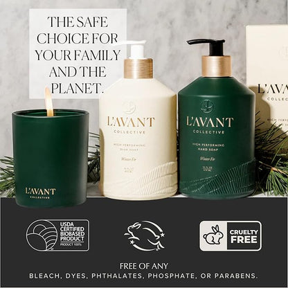 L'AVANT Collective High Performing Dish Soap Refill | Plant-Based Ingredients & High Performing Formula (32oz (Refill), Winter Fir)
