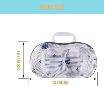 2Pcs Bra Mesh Laundry Bags for Delicates with Premium Zipper Bra Washing Bag for Laundry，Lingerie Bags for Washing Delicates underwear,integrated washing and care