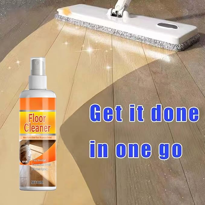 Floor Cleaner Spray – Scented Tile Washing Solution for Daily Care | 100ml Stain Removing Formula with Fresh Easy Spray Action & Home Friendly Use for Kitchen Living Room Bedroom and Common Area