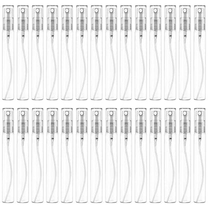 Mini Spray Bottle 10ml, Refillable Glass Spray Bottle, Glass Bottle Atomizer, Perfume Mouthwash Atomizer for Cleaning Refillable Container for Travel, Essential Oils, Perfume 40 Pcs, 10ml