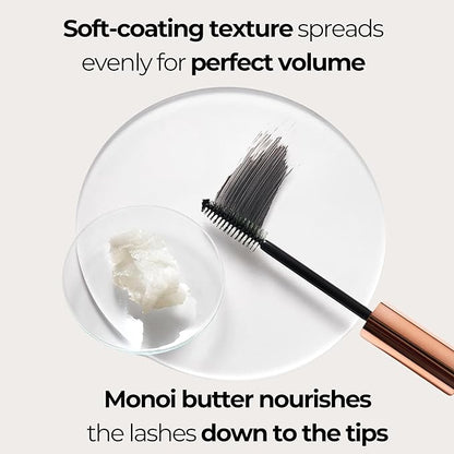 M. Asam MAGIC FINISH XXL Volume Mascara (0.33 Fl Oz) – Volumizing Mascara with Monoi Butter, Deep Brown Lash Definition & Length, Weightless Texture, Vegan & Silicone-Free