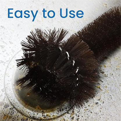 2 Pack Garbage Disposal Cleaner Brush 15" Extra Long Handle for Deep Cleaning Sink Drain Cleaning Brush, 15 Inch Long Handle, Garbage Disposal Cleaner