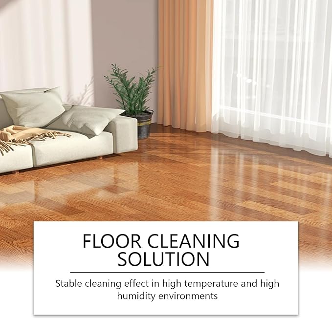 Multi-Surface Floor Cleaning Solution – Citric Acid Formula, Easily Breaks Down Daily Grease, Safe for Wood, Tile & Stone, No Rinse Needed – 237ml / 8 fl oz