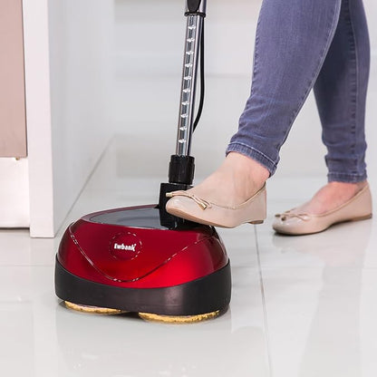 Ewbank EP170 Complete Cleaner, Washer, Scrubber, Scourer, and Polisher, Interchangeable Brushes and Pads Multi-Use Floor Machine, 2200 rpm, Lightweight, Red, 8 Pound