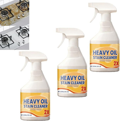 Kitchen Heavy Oil Cleaner Spray, 2026 New All Purpose Kitchens Heavy Oil Cleaning Agent, Grease Remover, All Purpose Kitchen Cleaner for Ovens Stovetops Countertops, for Stubborn Oil Stains (3PC)
