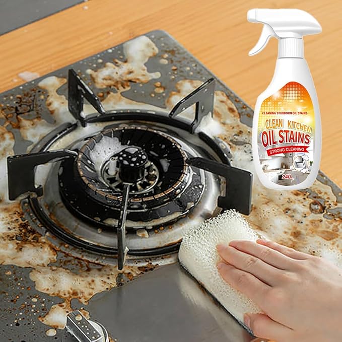 2PCS New Heavy-Duty Kitchen Degreaser Foam Cleaner, 2026 Clean Kitchen Oil Stains Spray, Multi-function Foam Cleaner Spray, Kitchen Degreaser & Cleaner for Multi-Surface Cookware & Countertop