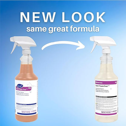 Diversey 903529270 Suma Foam Free Liquid Oven & Fryer Cleaner, Degreaser for Oven, Grill & Range Hood, Ready-to-Use Spray, 32-Ounce (Pack of 12)