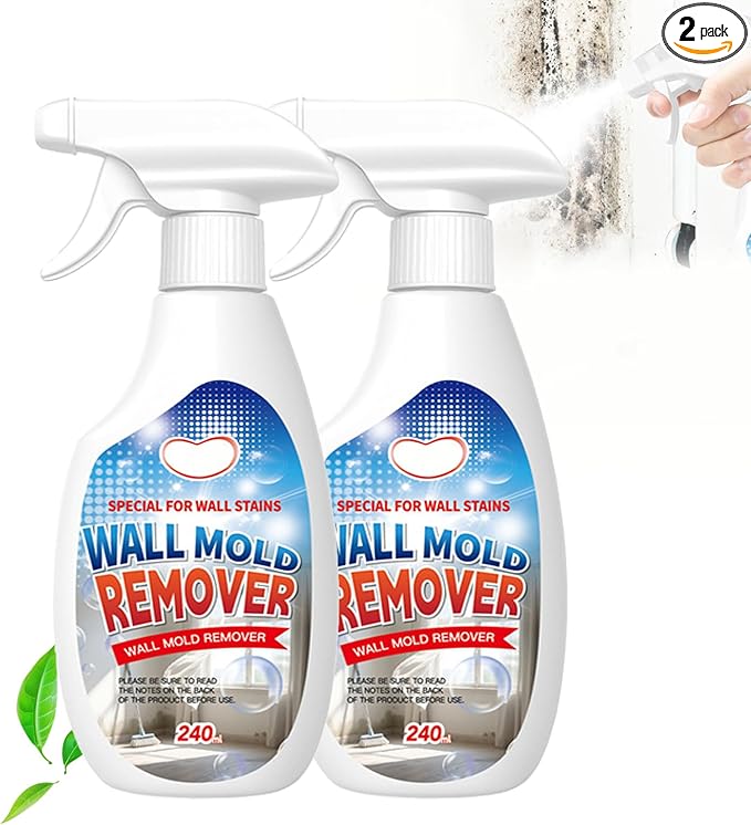 Highly Effective Removal Spray,2026New Wall Cleaner Spray,Wall Remover Multi-Surface Cleaning Solution,Dirt, Dust And Stain Remover,For Wood,Tile,Fabric,Bathrooms,Kitchens (2 Set)