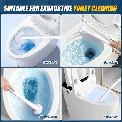100PC Toilet Bowl Wand Refills, Replacement Heads for Bathroom Washroom Cleaning Pads, Disposable Toilet Brush Refills Compatible with Household Brushes Scrubbers Cleaning Refill Pads Local Stock