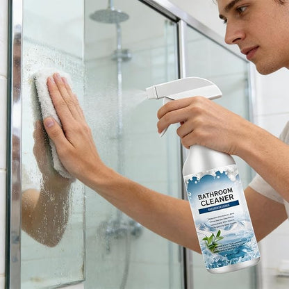 Multipurpose Foam Cleaner, Hard Water Stain Bathroom Spray, Bathroom Faucet and Tile Cleaner with Easy Application, Glass and Mirror, Spray with Powerful Foam, Home Cleaning for Walls