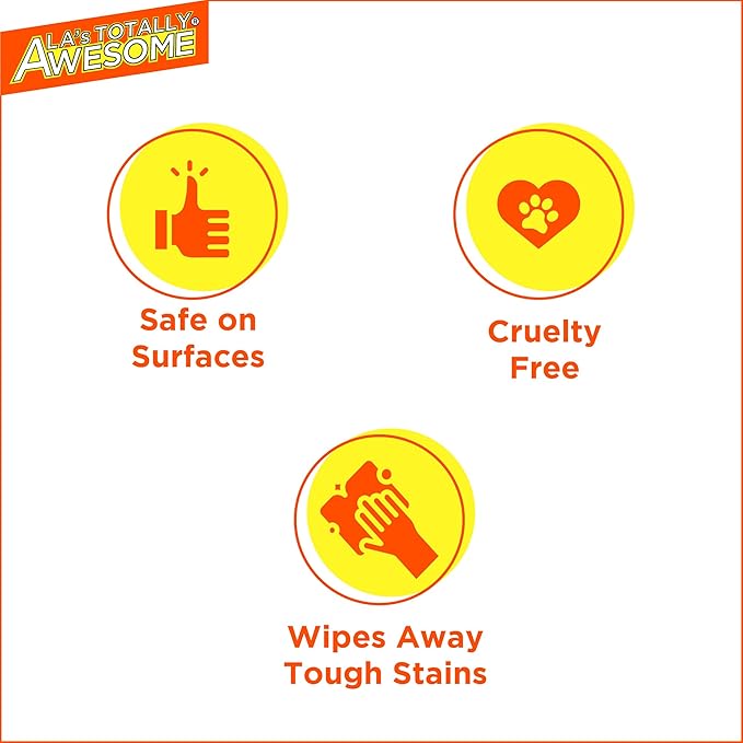 La's Totally Awesome All Purpose Cleaner Spray – 24oz (Pack of 1) Heavy Duty Multi-Surface Degreaser & Stain Remover – Ready-to-Use Cleaning Spray for Kitchen, Bathroom, Floors, Auto & More