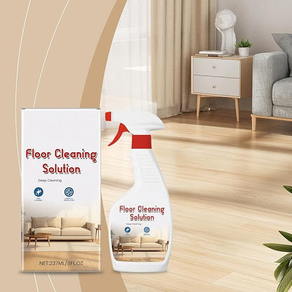 Multi-Surface Floor Cleaning Solution – Citric Acid Formula, Easily Breaks Down Daily Grease, Safe for Wood, Tile & Stone, No Rinse Needed – 237ml / 8 fl oz