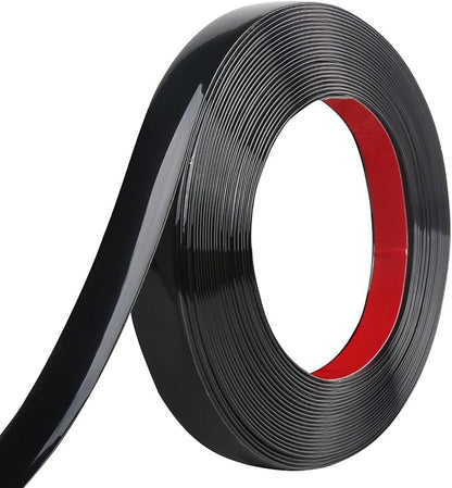 Peel and Stick Molding Trim Waterproof Mirror Tape Border Flexible Wall Trim Molding Self Adhesive for Home Decoration Wall Protection(65.6 Ft)