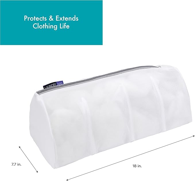 Laundry 360 4 Compartment Hosiery Wash Bag