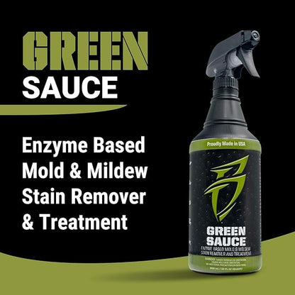Boat Bling Green Sauce Enzyme-Based Stain Remover for Boat Interiors and Exterior, 32 oz.