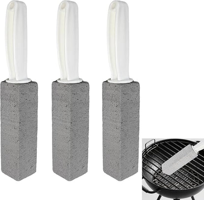 Cleaning Pumice Stone for Stove Grates，Grill Cleaner for Outdoor Grill Pumice Stone for Cleaning Oven 3Pcs