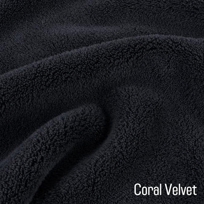 SINLAND Absorbent Coral Velvet Washcloth Ultra Soft Microfiber Face Towels 12 x 12 inch Multi-Purpose Face Cloths for Household and Sport
