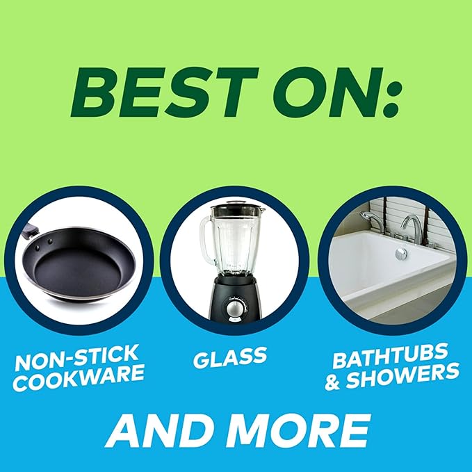 Scotch-Brite Non-Scratch Dishwand, Pack of 4 | For Nonstick Cookware | Hands-Free Cleaning | Soap Dispensing