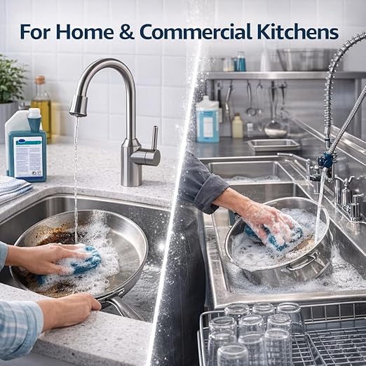 Diversey SUMA Pan-Clean D1.5 Dish Soap, Concentrated Dishwashing Liquid, Grease Cutting Formula for Pots, Pans & Dishes, Floral Scent, AccuMix, 32 fl oz (1Qt), 1 Bottle