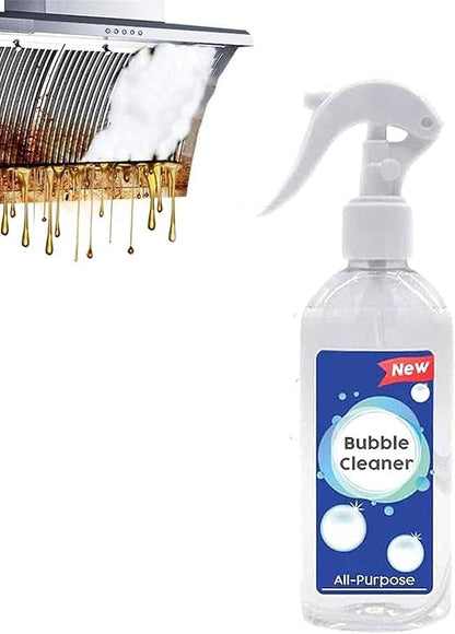 Kitchen All-Purpose Bubble Cleaner,Grease Cleaner Foam Spray,Multifunctional Foam Cleaner,Stubborn Grease & Grime Remover for Hood,Pots,Grill,Sink
