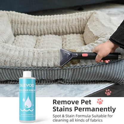 Carpet Cleaner Machine 11Kpa Strong Suction, New 450W Powerful Motor, Portable Upholstery Cleaner with Spot Cleaner, Stain Remover for Pet Accident, Rugs, Carpet and Upholstery Red