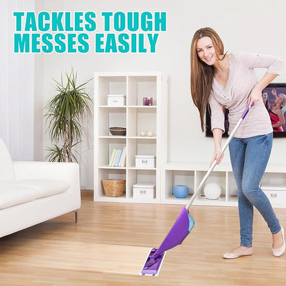 60 Counts Mop Pad Refill for Wet Jet Mop, Disposable Wet Jet Refill Hardwood Floor Cleaning Pads Spray Mop Pads Refills Multi Surface Mopping Replacement