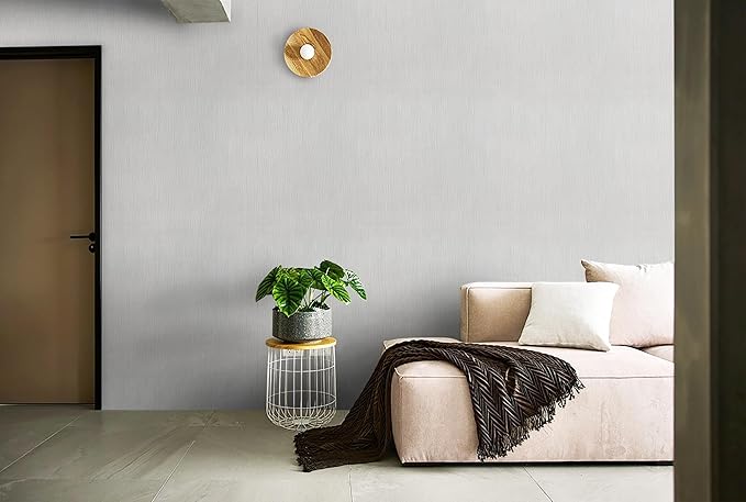 Heroad Peel and Stick Wallpaper Wood Contact Paper Wood Wallpaper Light Grey Wood Grain Contact Paper Thicken Textured for Cabinets and Drawers Countertops Waterproof Self Adhesive Vinyl 17.5" x 197"